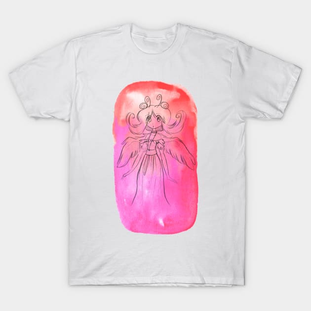 Cute Angel Girl T-Shirt by saradaboru